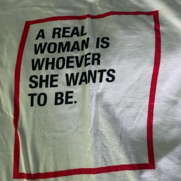 STRADIVARIUS Size M Feminist Graphic Tee - Picture 3 of 4